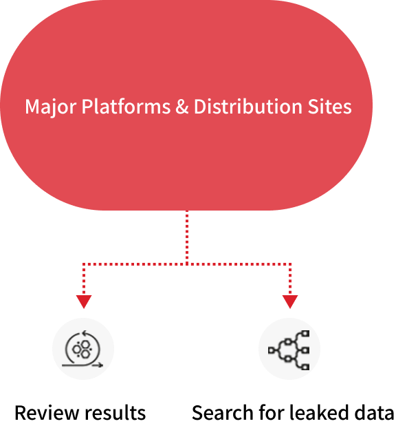 대형 플랫폼 및 주요 유포 매체